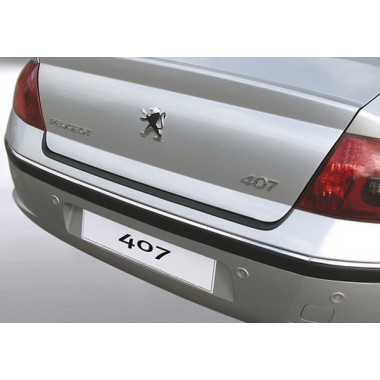 Накладка на задний бампер Peugeot 407 (2004-2011)