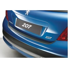 Накладка на задний бампер Peugeot 207