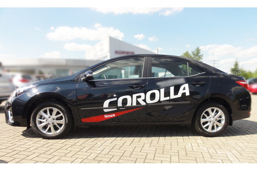 Молдинги toyota corolla