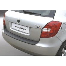Накладка на задний бампер полиуретановая Skoda Fabia (2007-2010)