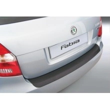 Накладка на задний бампер полиуретановая Skoda Fabia (2010-)